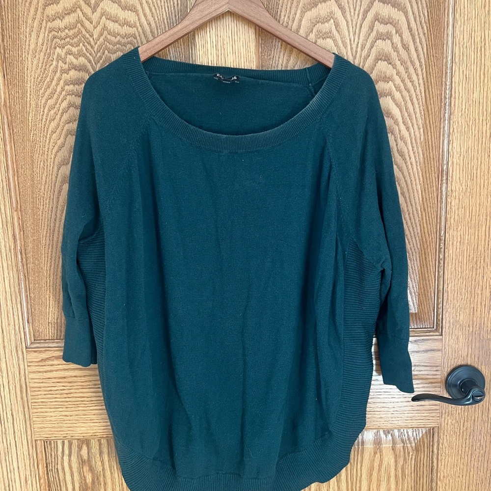 Express Dark Green Women's Top